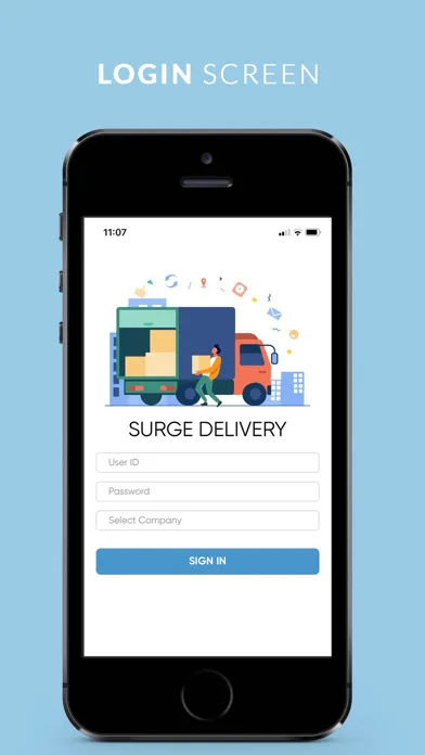 Surge Delivery 스크린샷