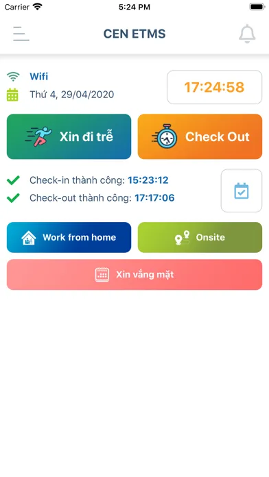 Ảnh chụp màn hình của FPT eTMS
