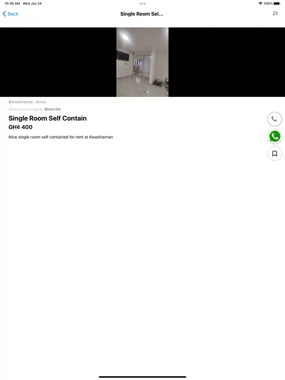 تصاویر Ghana Rent - Rooms for renting iPad 