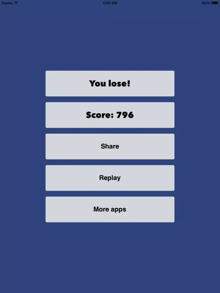 2048 Addict Game iPad  Screenshots