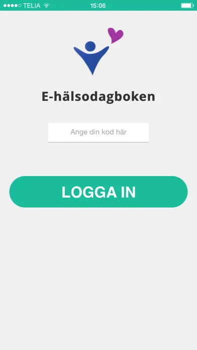 E-hälsodagboken Screenshots