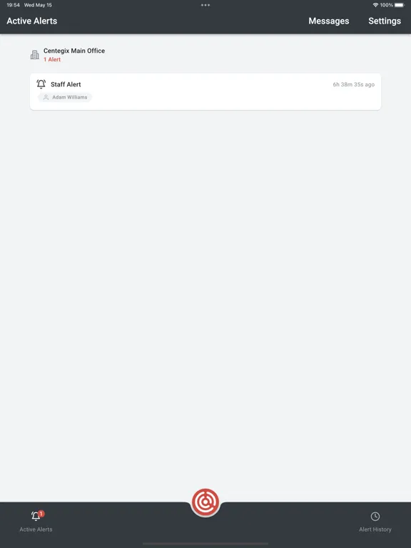 Capturas de pantalla de CENTEGIX CrisisAlert iPad 