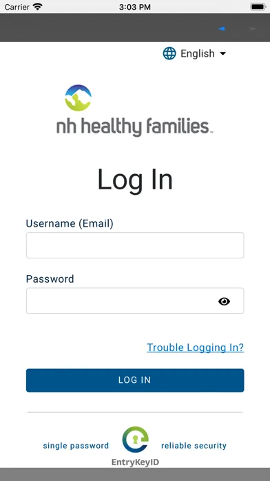 Zrzuty ekranu NH Healthy Families