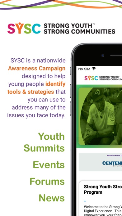 SYSC Mobile Screenshots