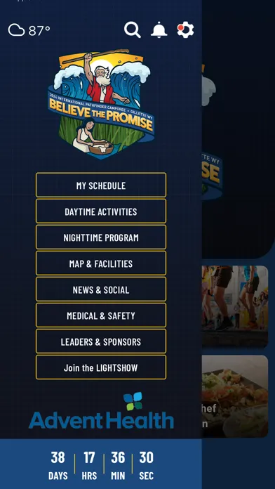 Capturas de pantalla de CYE Camporee