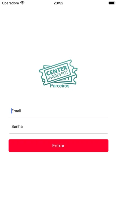 Ảnh chụp màn hình của Center Ingressos Parceiros