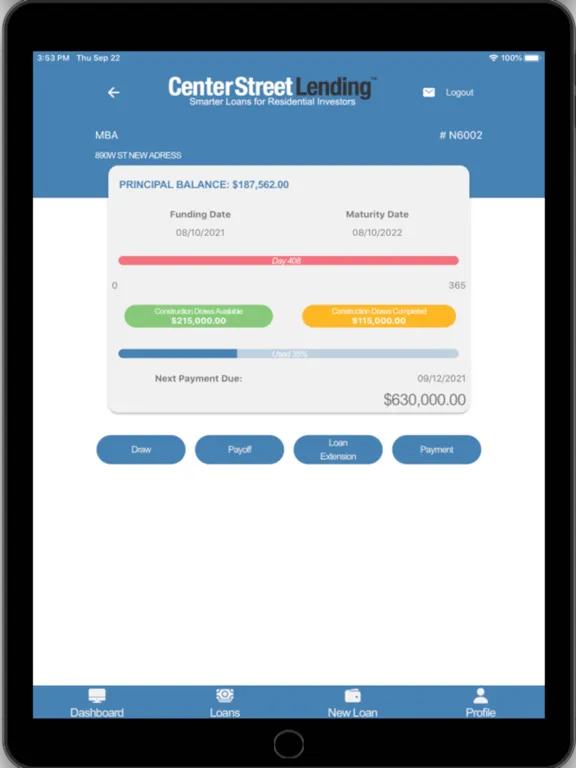Center Street Lending Toolbox iPad  স্ক্রিনশট