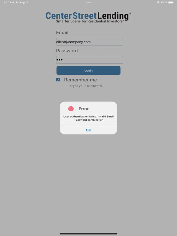 Center Street Lending Toolbox iPad  স্ক্রিনশট