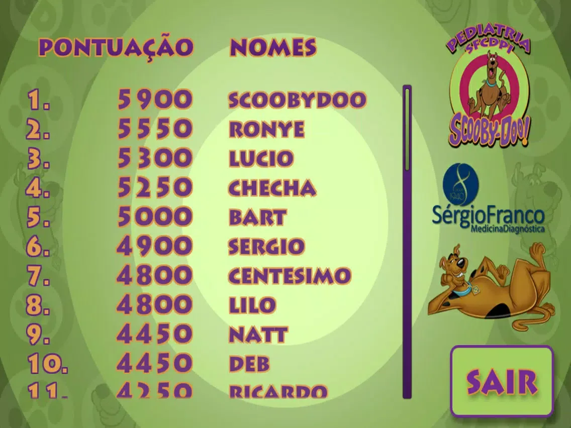 Captures d'écran de Pediatria SFCDPI – Scooby-Doo iPad 