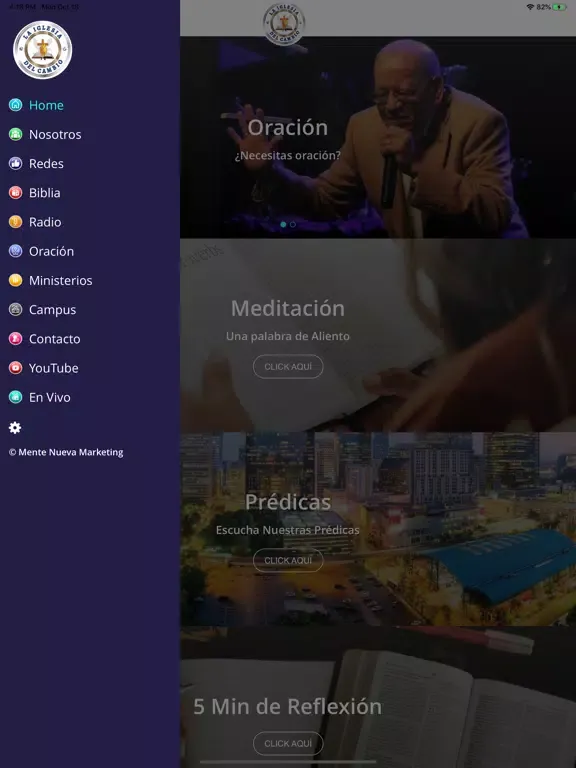 Capturas de pantalla de La Iglesia del Cambio iPad 
