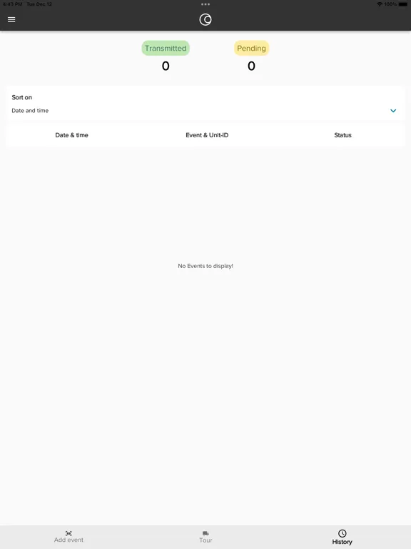 Tangkapan layar Cme - Tours iPad 