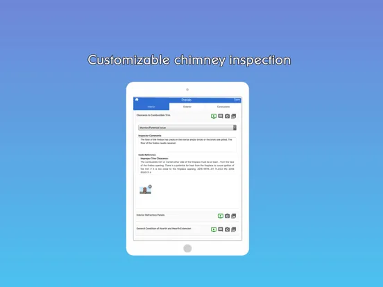 Chimney Check iPad  سکرین شاٹس