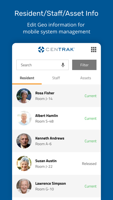 Ảnh chụp màn hình của CenTrak TruView TruFinder