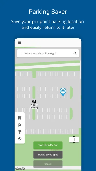 Ảnh chụp màn hình của Find My Way: Hospital Maps