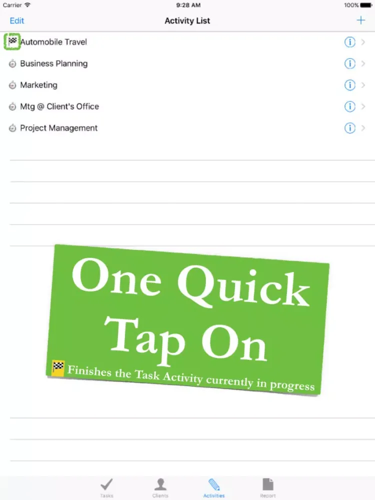 صور Time Travel Tracker: for recording freelance and hourly employee time and travel iPad 