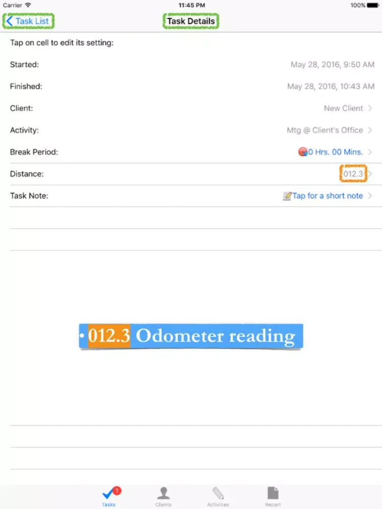 صور Time Travel Tracker: for recording freelance and hourly employee time and travel iPad 