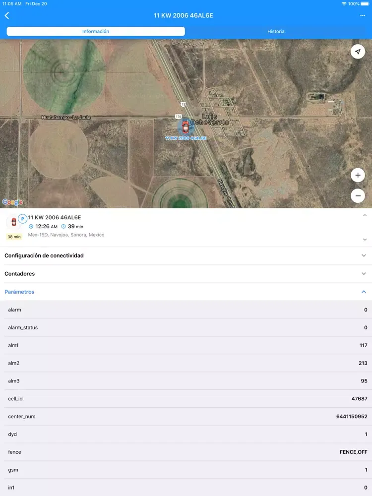 Monitoreo GPS iPad  سکرین شاٹس