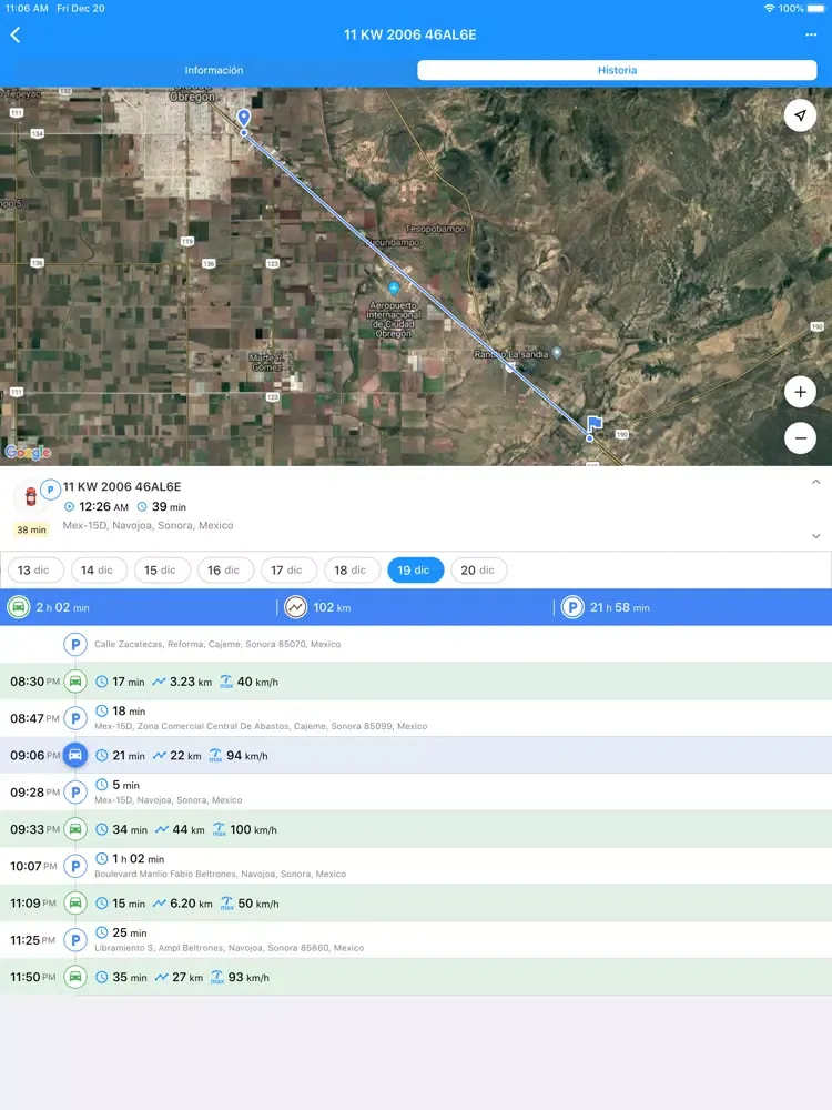 Monitoreo GPS iPad  سکرین شاٹس