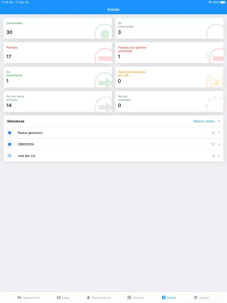 Monitoreo GPS iPad  سکرین شاٹس