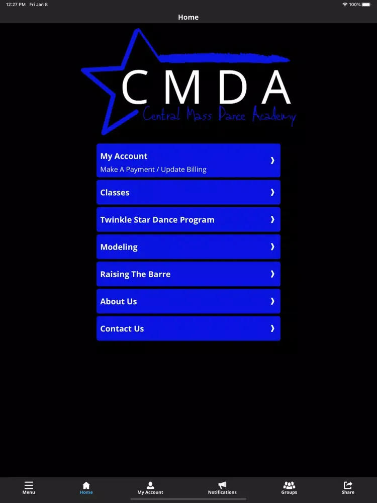 Screenshot di Central Mass Dance Academy iPad 