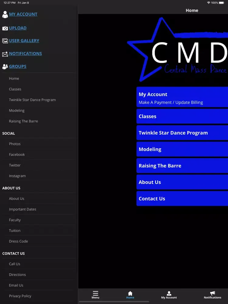 Screenshot di Central Mass Dance Academy iPad 