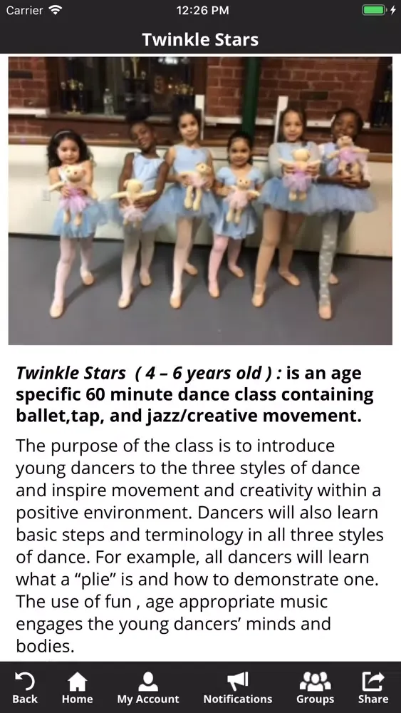 Screenshot di Central Mass Dance Academy