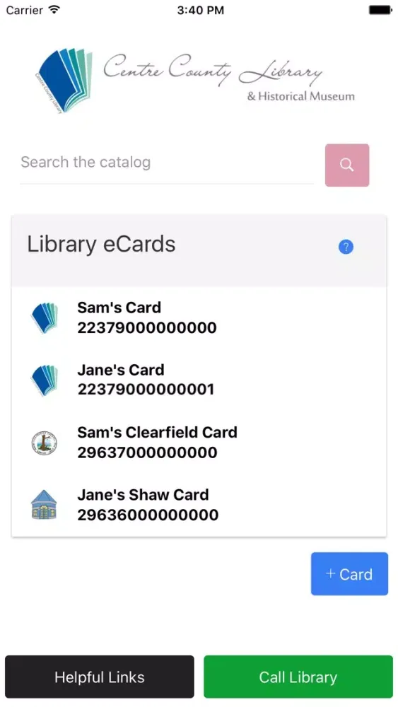 Central PA Libraries eCards应用截图