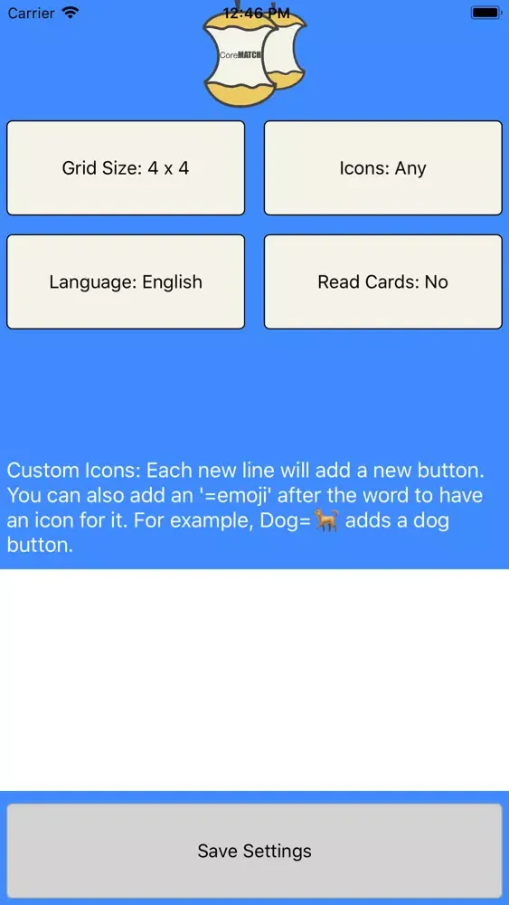 Tangkapan skrin CoreMATCH Full - Card Matching