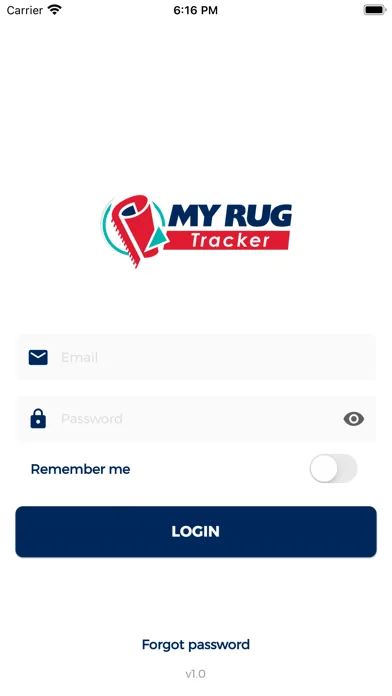 My Rug Tracker Screenshots