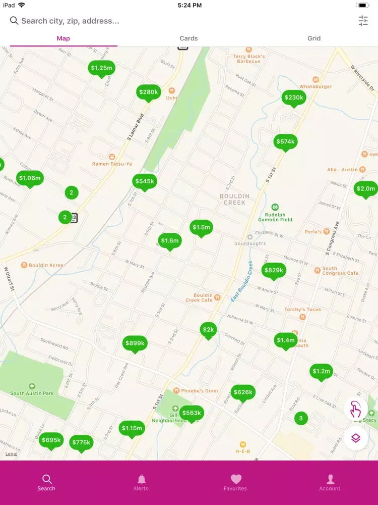 تصاویر Central Texas Home Search iPad 