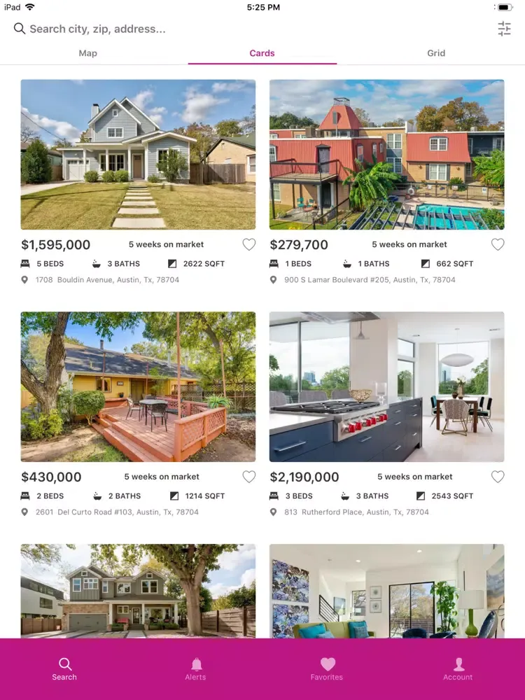 تصاویر Central Texas Home Search iPad 