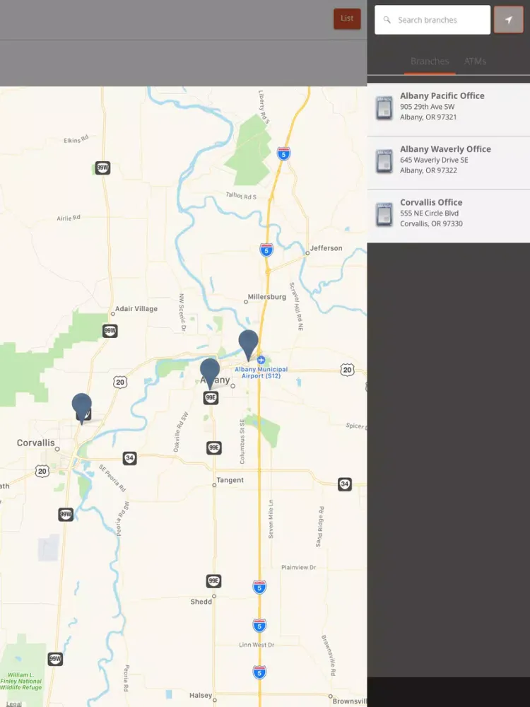 Central Willamette Mobile iPad 應用截圖