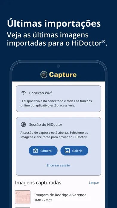 Ảnh chụp màn hình của HiDoctor® Capture