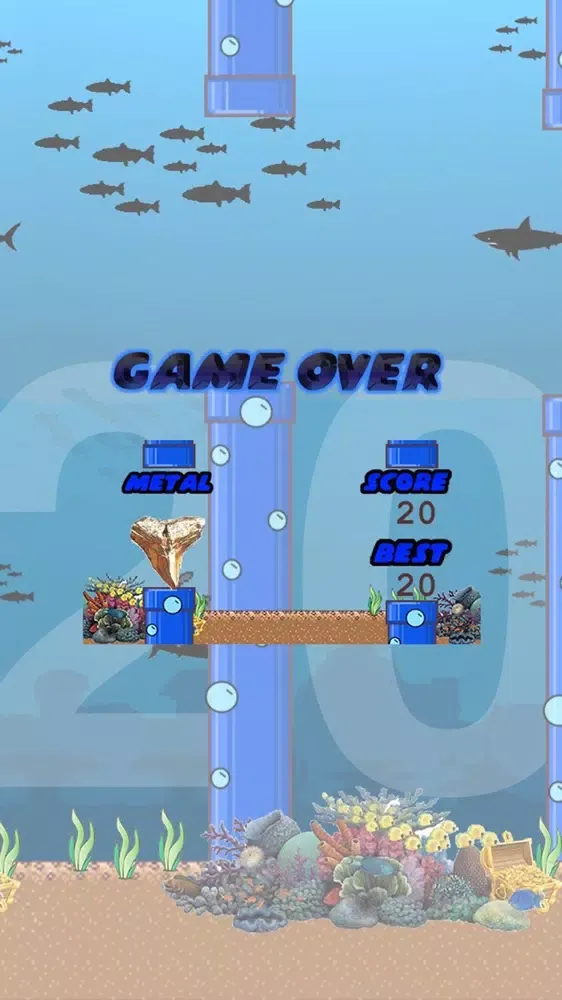 Screenshot di Swim Flappy Shark