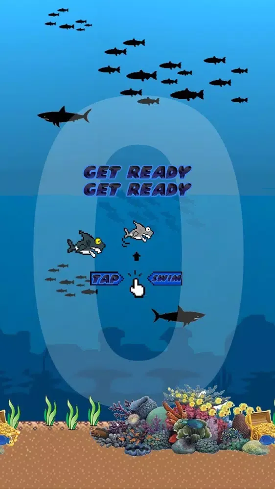 Screenshot di Swim Flappy Shark