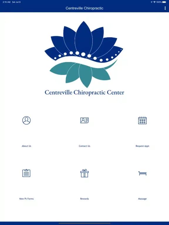 Скриншоты Centreville Chiropractic iPad 
