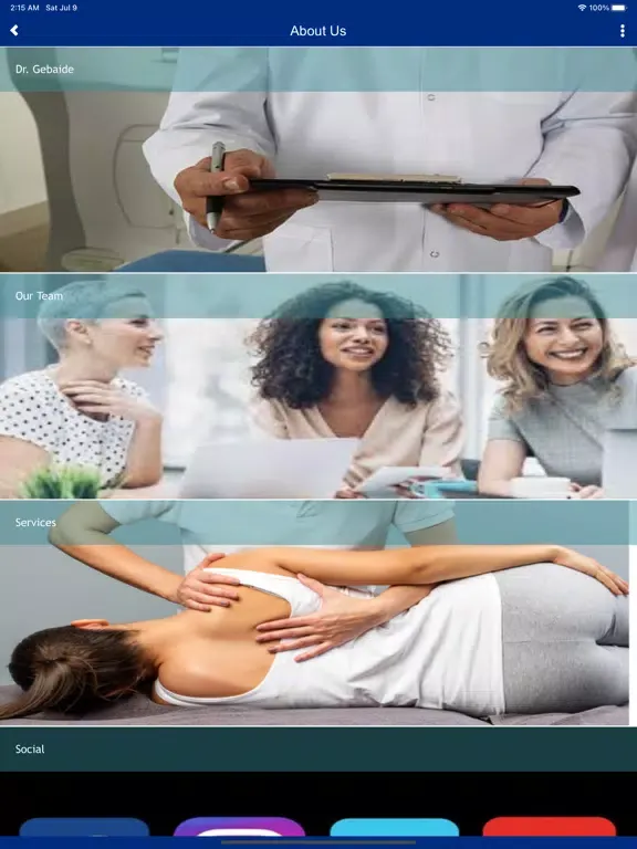 Скриншоты Centreville Chiropractic iPad 