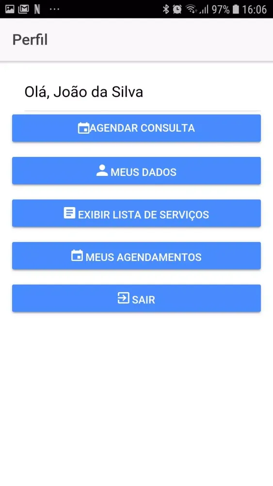 Zrzuty ekranu Centro Médico Hebrom App
