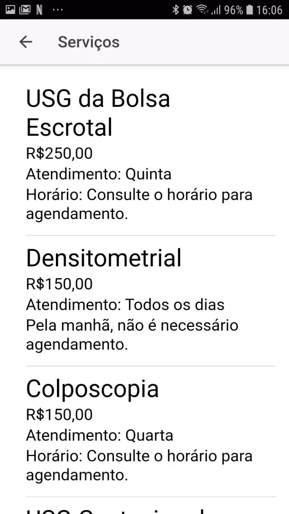 Zrzuty ekranu Centro Médico Hebrom App