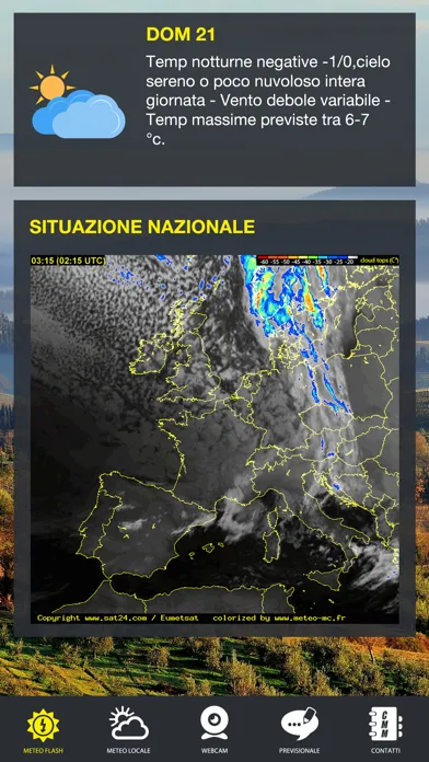 Ảnh chụp màn hình của Centro Meteo Macciano