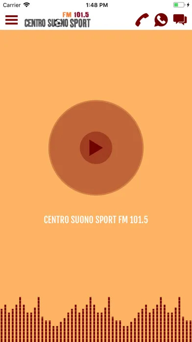 Ảnh chụp màn hình của Centro Suono Sport 101.5
