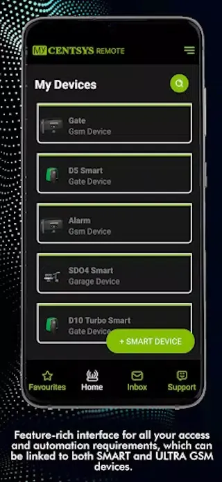 Скриншоты MyCentsys Remote Alpha