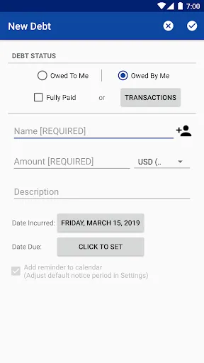Debt Manager and Tracker Pro Screenshots
