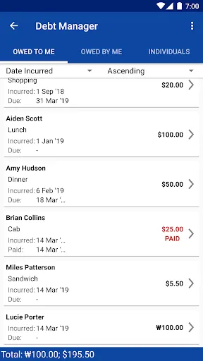 Debt Manager and Tracker Pro Screenshots