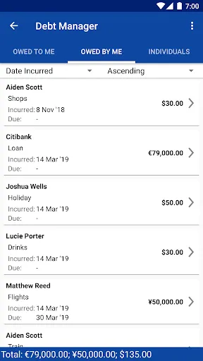 Debt Manager and Tracker Pro Screenshots