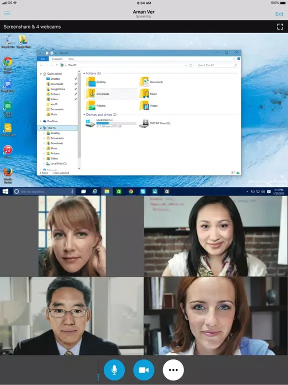 Lumen Workplace iPad  سکرین شاٹس