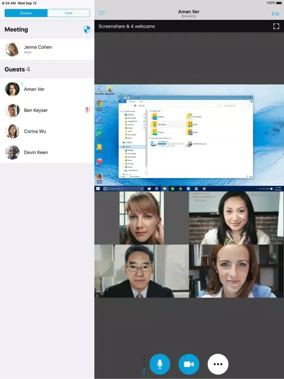 Lumen Workplace iPad  سکرین شاٹس