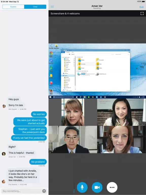 Lumen Workplace iPad  سکرین شاٹس