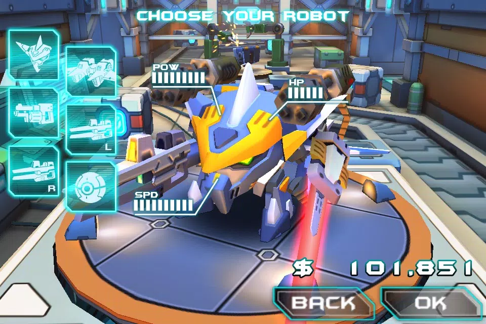 Tangkapan skrin Armorslays