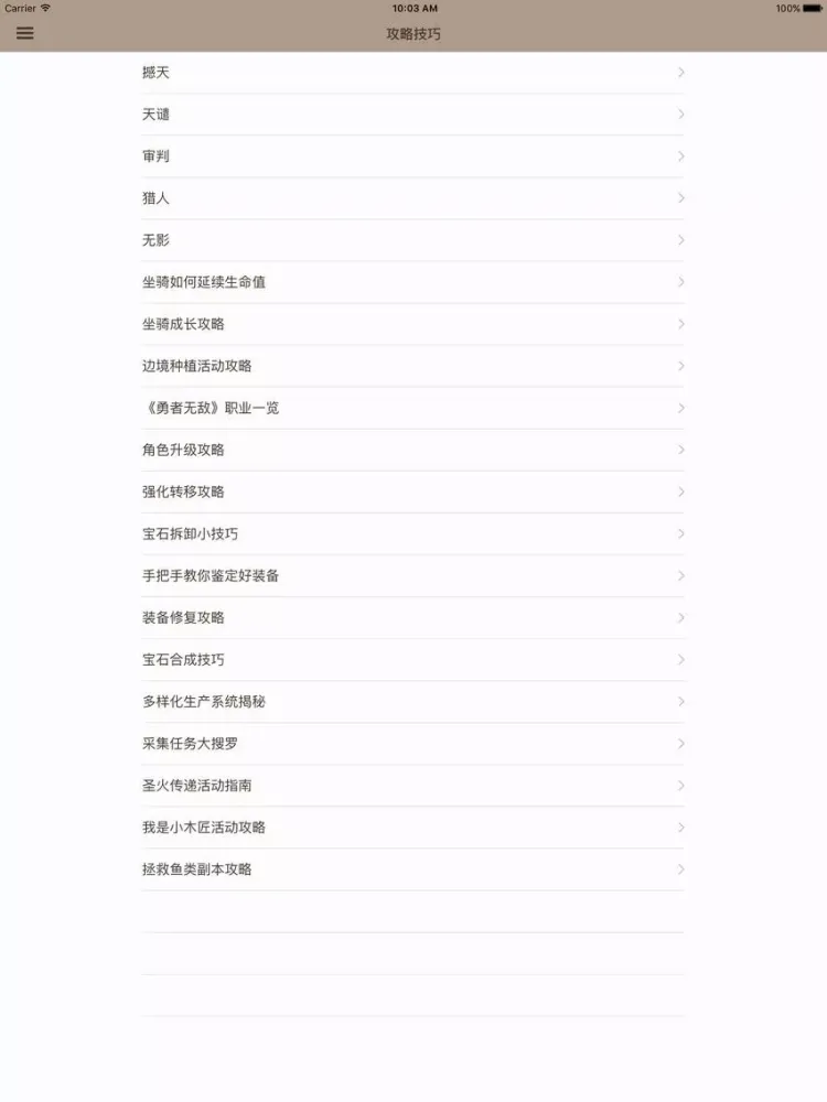 تصاویر 游戏攻略For勇者无敌 iPad 
